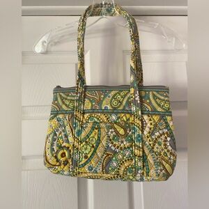 Vera Bradley lemon parfait shoulder bag